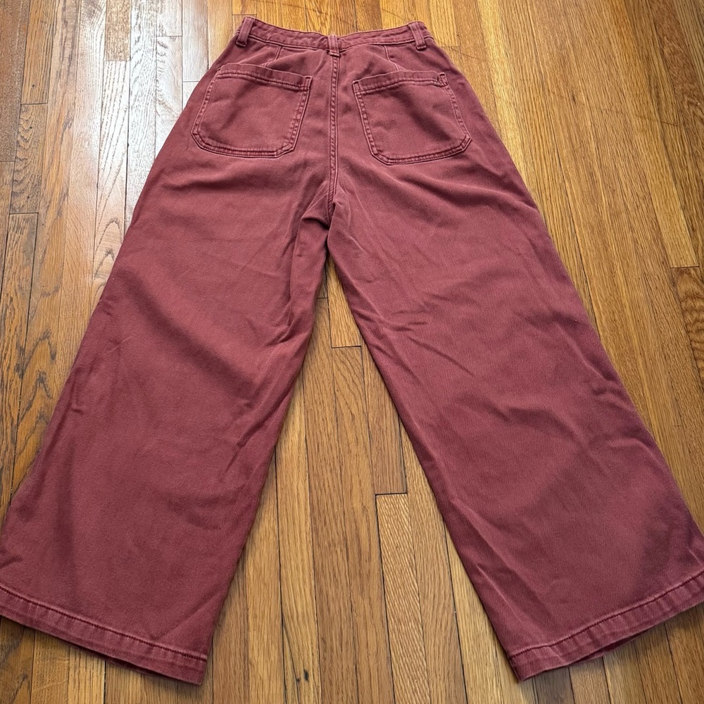 Universal Thread Rust Brown High Waisted Wide Leg… - image 5